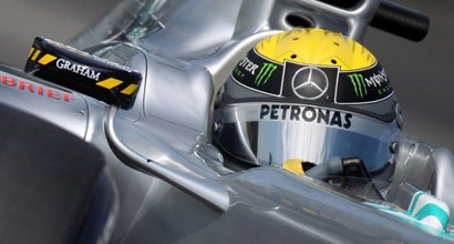 Graham London and Mercedes GP F1 Team